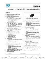 STA2500D datasheet pdf ST Microelectronics