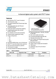STA321TR datasheet pdf ST Microelectronics