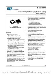 STA350BW datasheet pdf ST Microelectronics