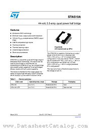 STA510A13TR datasheet pdf ST Microelectronics