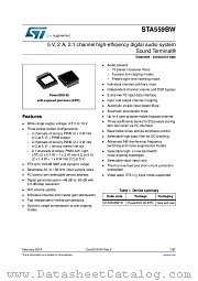 STA559BWSTR datasheet pdf ST Microelectronics