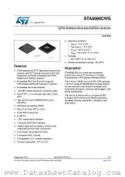 STA8088CWG datasheet pdf ST Microelectronics