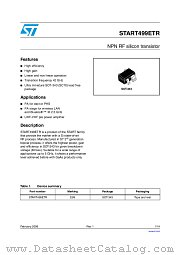 START499ETR datasheet pdf ST Microelectronics