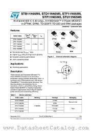 STP11N65M5 datasheet pdf ST Microelectronics