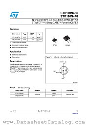 STD120N4F6 datasheet pdf ST Microelectronics