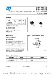 STD16N65M5 datasheet pdf ST Microelectronics