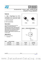 STP185N55F3 datasheet pdf ST Microelectronics