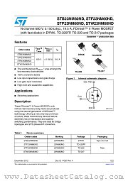 STP23NM60ND datasheet pdf ST Microelectronics