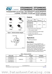 STP28NM60ND datasheet pdf ST Microelectronics