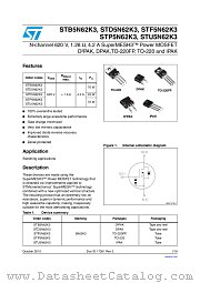 STU5N62K3 datasheet pdf ST Microelectronics