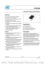 STCC08RL datasheet pdf ST Microelectronics