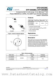 STP16N50M2 datasheet pdf ST Microelectronics