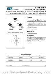 STP25N10F7 datasheet pdf ST Microelectronics