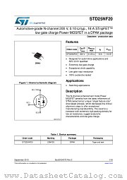 STD25NF20 datasheet pdf ST Microelectronics