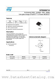 STD26NF10 datasheet pdf ST Microelectronics
