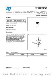 STD30NF04LT datasheet pdf ST Microelectronics