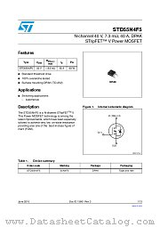 STD55N4F5 datasheet pdf ST Microelectronics