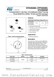 STD5N60M2 datasheet pdf ST Microelectronics