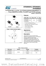 STP5N95K5 datasheet pdf ST Microelectronics