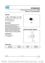 STD65N55F3 datasheet pdf ST Microelectronics