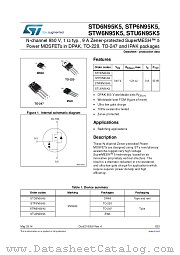 STU6N95K5 datasheet pdf ST Microelectronics