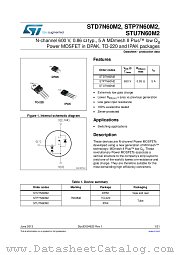 STU7N60M2 datasheet pdf ST Microelectronics