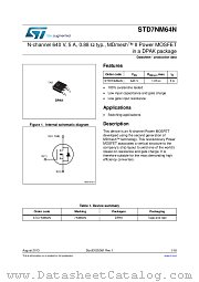 STD7NM64N datasheet pdf ST Microelectronics