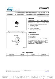 STD80N4F6 datasheet pdf ST Microelectronics