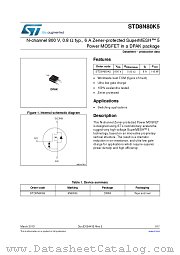STD8N80K5 datasheet pdf ST Microelectronics