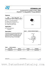 STD96N3LLH6 datasheet pdf ST Microelectronics