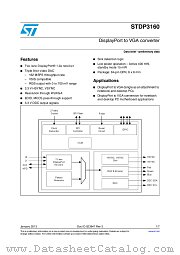 STDP3160 datasheet pdf ST Microelectronics
