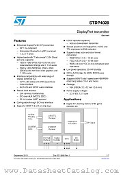 STDP4028 datasheet pdf ST Microelectronics