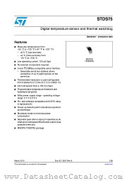 STDS75 datasheet pdf ST Microelectronics