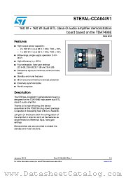 STEVAL-CCA044V1 datasheet pdf ST Microelectronics