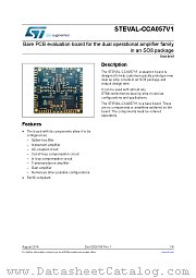 STEVAL-CCA057V1 datasheet pdf ST Microelectronics