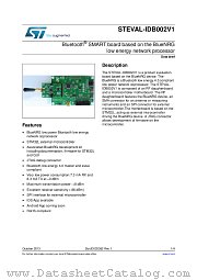 STEVAL-IDB002V1 datasheet pdf ST Microelectronics