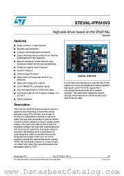 STEVAL-IFP010V3 datasheet pdf ST Microelectronics