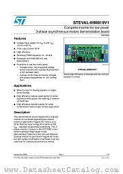 STEVAL-IHM019V1 datasheet pdf ST Microelectronics