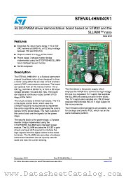 STEVAL-IHM040V1 datasheet pdf ST Microelectronics