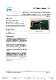 STEVAL-IHM041V1 datasheet pdf ST Microelectronics