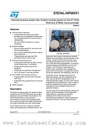 STEVAL-IHP005V1 datasheet pdf ST Microelectronics