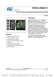 STEVAL-IKM001V1 datasheet pdf ST Microelectronics