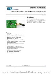 STEVAL-IKR002V2D datasheet pdf ST Microelectronics
