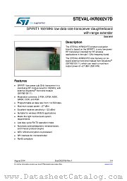 STEVAL-IKR002V7D datasheet pdf ST Microelectronics