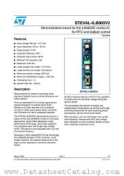 STEVAL-ILB005V2 datasheet pdf ST Microelectronics