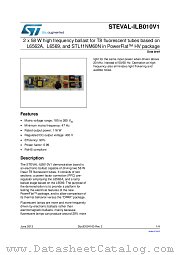 STEVAL-ILB010V1 datasheet pdf ST Microelectronics
