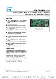 STEVAL-ILL015V1 datasheet pdf ST Microelectronics