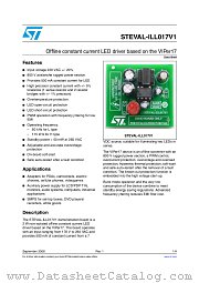 STEVAL-ILL017V1 datasheet pdf ST Microelectronics