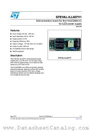 STEVAL-ILL037V1 datasheet pdf ST Microelectronics