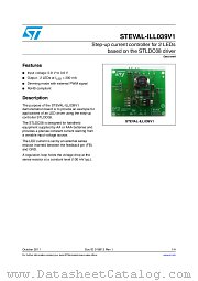 STEVAL-ILL039V1 datasheet pdf ST Microelectronics